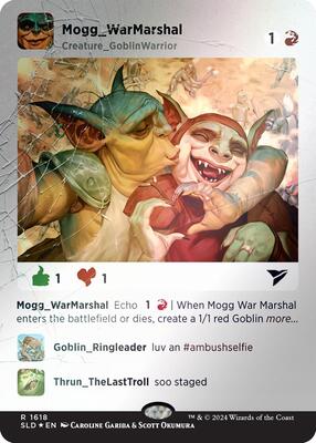 Mogg War Marshal (Rainbow Foil) card from Secret Lair Drop Series