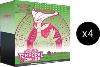 Temporal Forces Pokemon Center Elite Trainer Box Case (Exclusive) [Iron Leaves] card from SV05: Temporal Forces