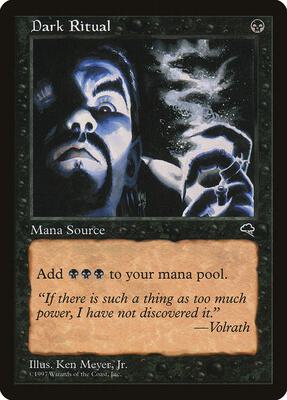 Dark Ritual card from Tempest