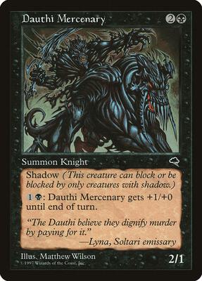 Dauthi Mercenary card from Tempest