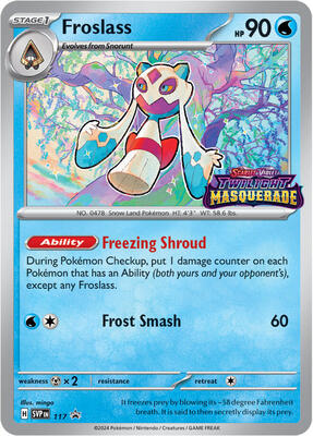 Froslass - 117 card from SV: Scarlet & Violet Promo Cards