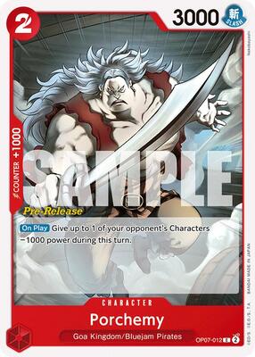 Porchemy card from 500 Years in the Future Pre-Release Cards
