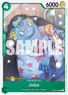 Jinbe (027) card from 500 Years in the Future Pre-Release Cards