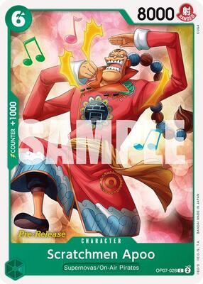 Scratchmen Apoo card from 500 Years in the Future Pre-Release Cards