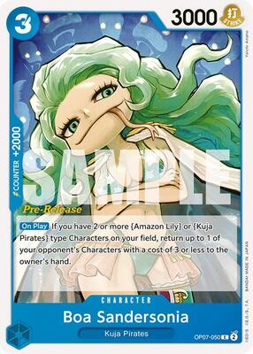 Boa Sandersonia card from 500 Years in the Future Pre-Release Cards