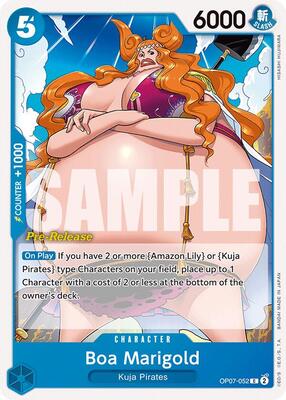 Boa Marigold card from 500 Years in the Future Pre-Release Cards