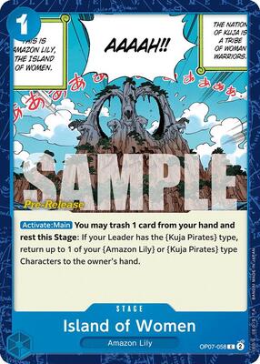 Island of Women card from 500 Years in the Future Pre-Release Cards