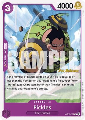 Pickles card from 500 Years in the Future Pre-Release Cards