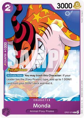 Monda card from 500 Years in the Future Pre-Release Cards