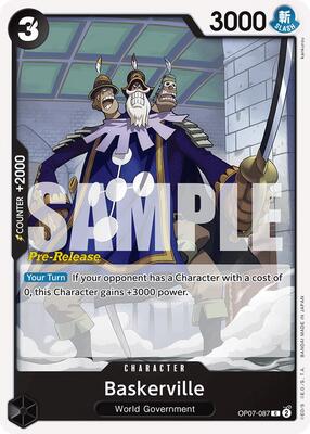Baskerville card from 500 Years in the Future Pre-Release Cards