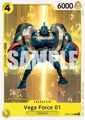 Vega Force 01 card from 500 Years in the Future Pre-Release Cards