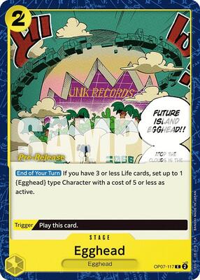Egghead card from 500 Years in the Future Pre-Release Cards