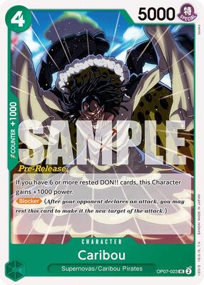Caribou card from 500 Years in the Future Pre-Release Cards