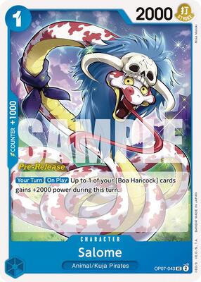 Salome card from 500 Years in the Future Pre-Release Cards