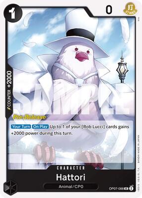 Hattori card from 500 Years in the Future Pre-Release Cards