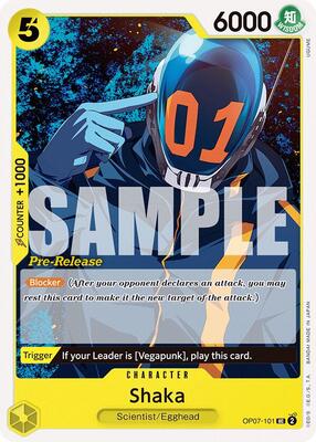 Shaka card from 500 Years in the Future Pre-Release Cards