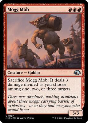 Mogg Mob card from Modern Horizons 3