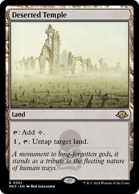 Deserted Temple card from Modern Horizons 3