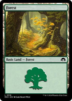 Forest (0318) card from Modern Horizons 3