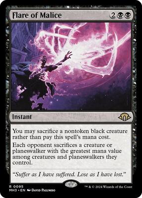 Flare of Malice card from Modern Horizons 3