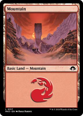 Mountain (0317) card from Modern Horizons 3