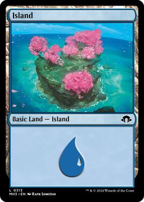 Island (0313) card from Modern Horizons 3