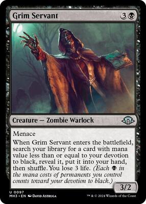 Grim Servant card from Modern Horizons 3