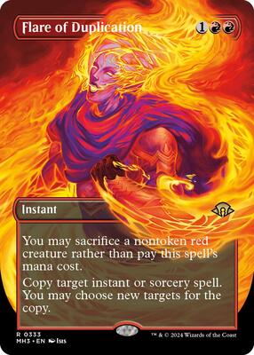 Flare of Duplication (Borderless) card from Modern Horizons 3