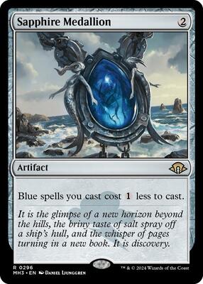 Sapphire Medallion card from Modern Horizons 3