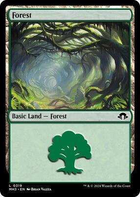Forest (0319) card from Modern Horizons 3