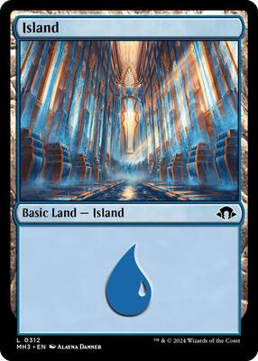 Island (0312) card from Modern Horizons 3