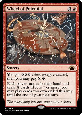 Wheel of Potential card from Modern Horizons 3