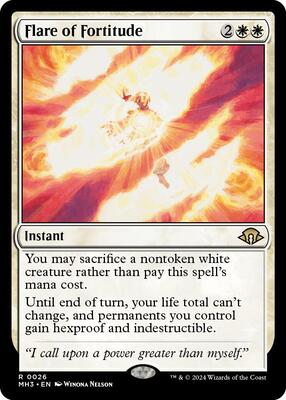Flare of Fortitude card from Modern Horizons 3
