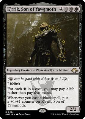 K'rrik, Son of Yawgmoth card from Modern Horizons 3