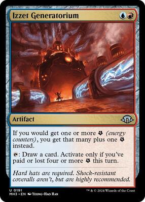 Izzet Generatorium card from Modern Horizons 3