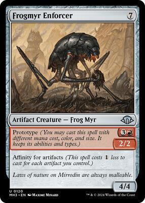 Frogmyr Enforcer card from Modern Horizons 3