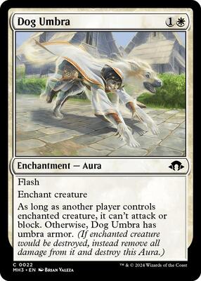 Dog Umbra card from Modern Horizons 3