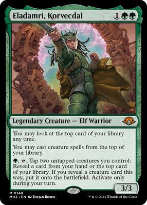 Eladamri, Korvecdal card from Modern Horizons 3