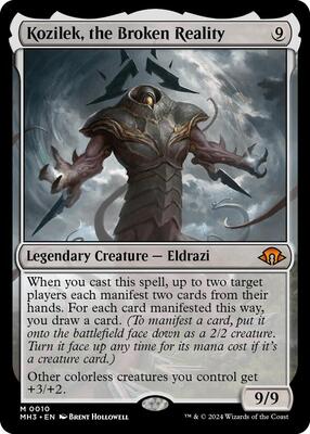 Kozilek, the Broken Reality card from Modern Horizons 3