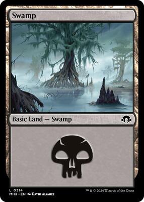 Swamp (0314) card from Modern Horizons 3