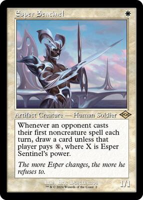 Esper Sentinel (Retro Frame) card from Modern Horizons 2