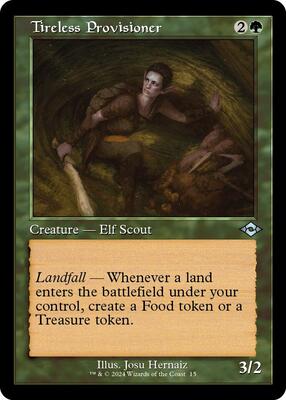 Tireless Provisioner (Retro Frame) card from Modern Horizons 2