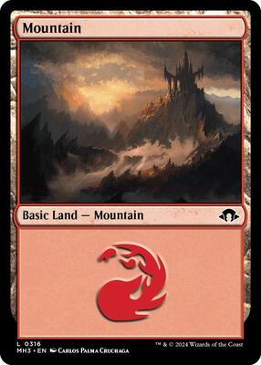 Mountain (0316) card from Modern Horizons 3