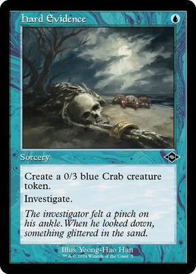 Hard Evidence (Retro Frame) card from Modern Horizons 2