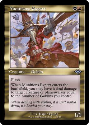 Munitions Expert (Retro Frame) card from Modern Horizons