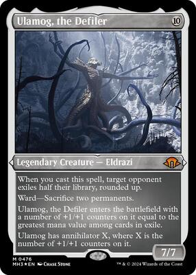 Ulamog, the Defiler (Foil Etched) card from Modern Horizons 3