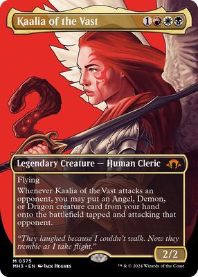 Kaalia of the Vast (0375) (Borderless) card from Modern Horizons 3