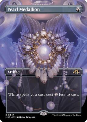 Pearl Medallion (Borderless) card from Modern Horizons 3