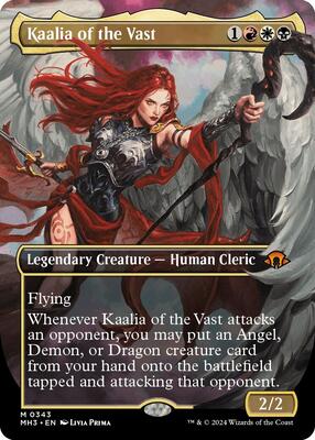Kaalia of the Vast (0343) (Borderless) card from Modern Horizons 3