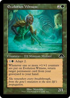 Evolution Witness (Retro Frame) card from Modern Horizons 3